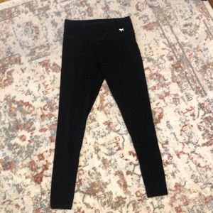 PINK black leggings size small